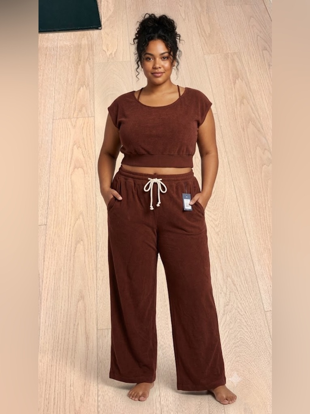Universal Thread Brown Lounge Set XL NWT – Cozy 2 Piece Matching Top & Joggers